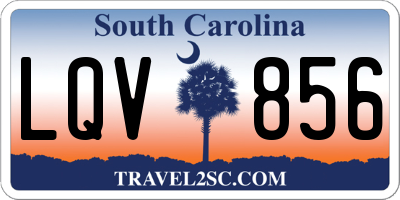 SC license plate LQV856