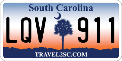 SC license plate LQV911