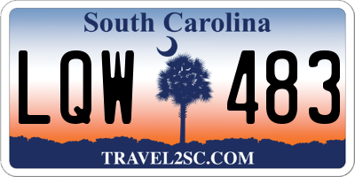 SC license plate LQW483
