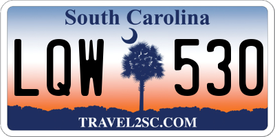 SC license plate LQW530
