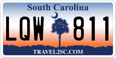 SC license plate LQW811