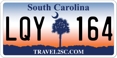 SC license plate LQY164