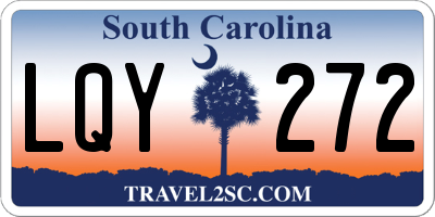 SC license plate LQY272