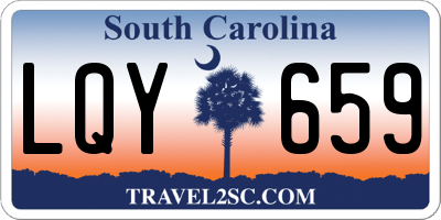SC license plate LQY659