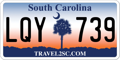 SC license plate LQY739