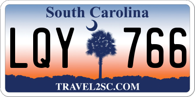 SC license plate LQY766