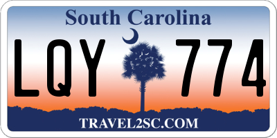 SC license plate LQY774