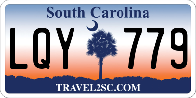 SC license plate LQY779