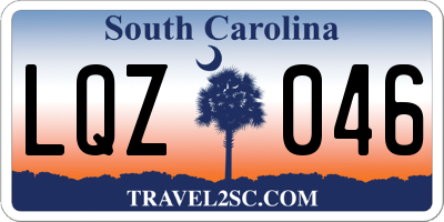 SC license plate LQZ046