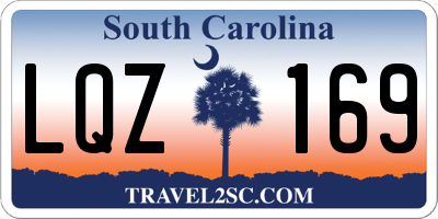 SC license plate LQZ169