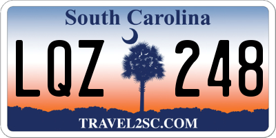 SC license plate LQZ248