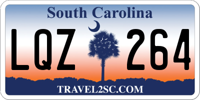 SC license plate LQZ264