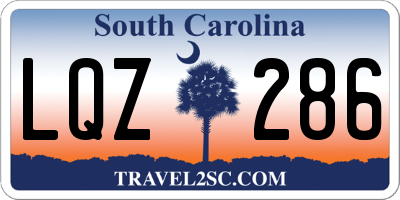 SC license plate LQZ286