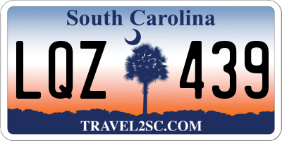 SC license plate LQZ439