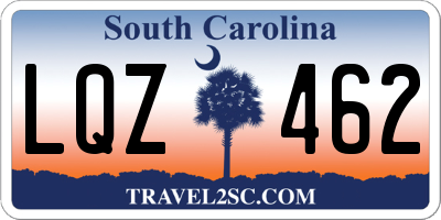 SC license plate LQZ462