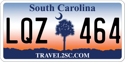 SC license plate LQZ464