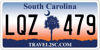 SC license plate LQZ479
