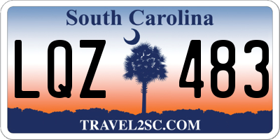 SC license plate LQZ483