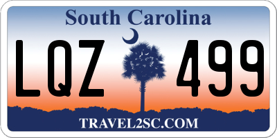 SC license plate LQZ499