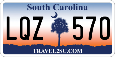 SC license plate LQZ570