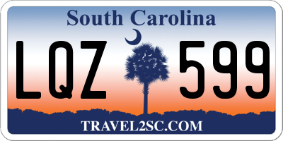 SC license plate LQZ599
