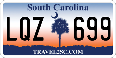 SC license plate LQZ699