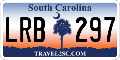 SC license plate LRB297