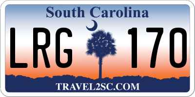SC license plate LRG170