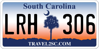 SC license plate LRH306