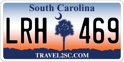 SC license plate LRH469