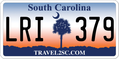 SC license plate LRI379