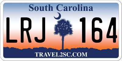 SC license plate LRJ164