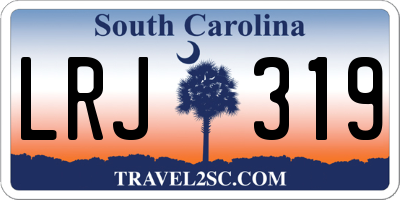 SC license plate LRJ319
