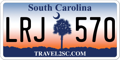 SC license plate LRJ570