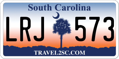 SC license plate LRJ573