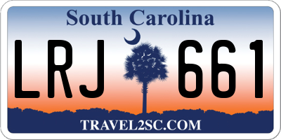 SC license plate LRJ661