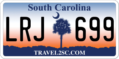 SC license plate LRJ699