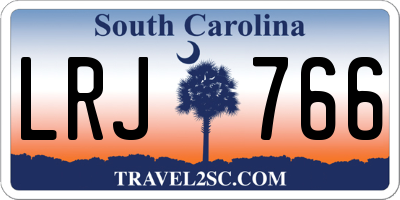 SC license plate LRJ766
