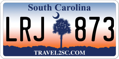 SC license plate LRJ873