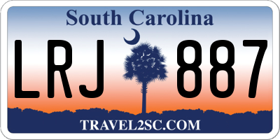 SC license plate LRJ887