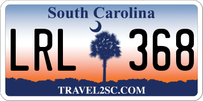 SC license plate LRL368