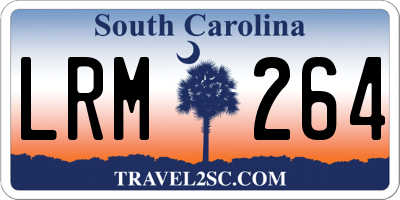 SC license plate LRM264
