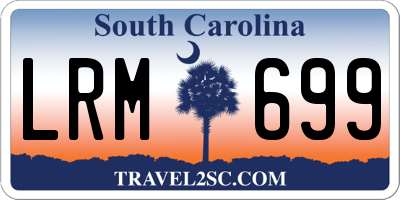 SC license plate LRM699
