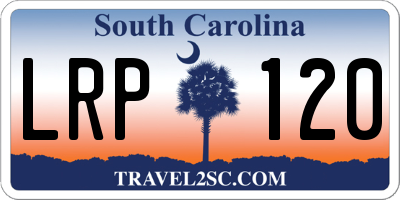 SC license plate LRP120