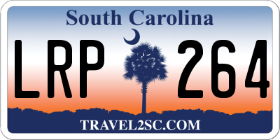 SC license plate LRP264