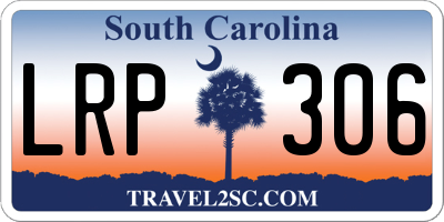 SC license plate LRP306