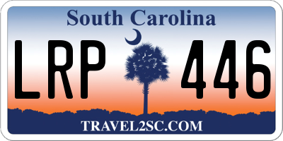SC license plate LRP446