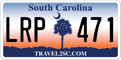 SC license plate LRP471