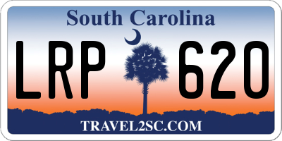 SC license plate LRP620