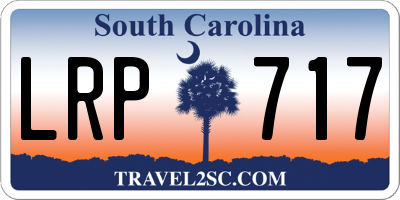 SC license plate LRP717